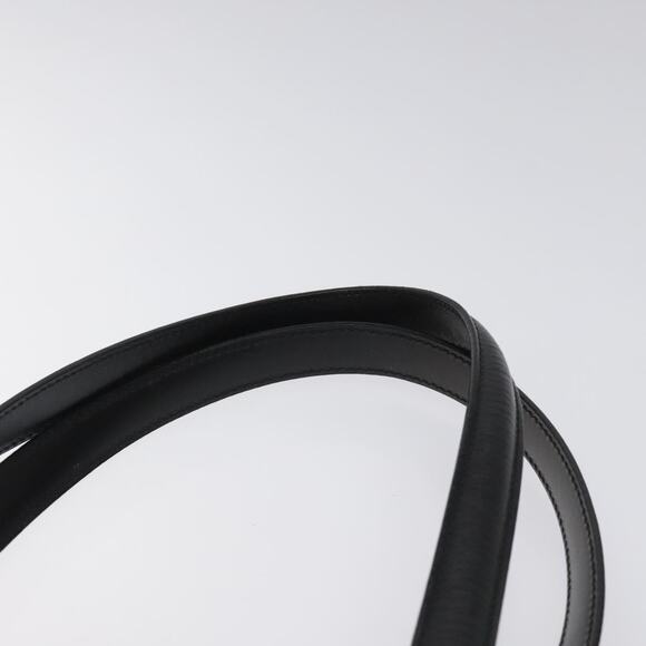 CELINE Macadam Canvas Shoulder Bag Pvc Leather Black Gold - Picture 8 of 12